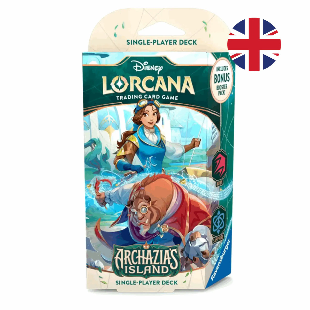 Disney Lorcana - Archazia’s Island Starter Deck - Ruby / Sapphire - EN