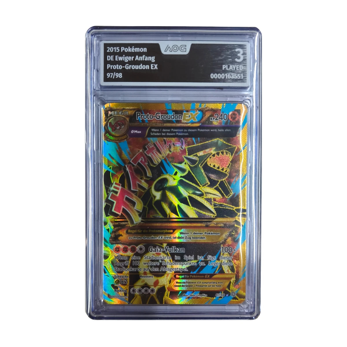 Pokémon - Proto-Groudon EX #97/98 (Ewiger Anfang) – AOG 3 Played