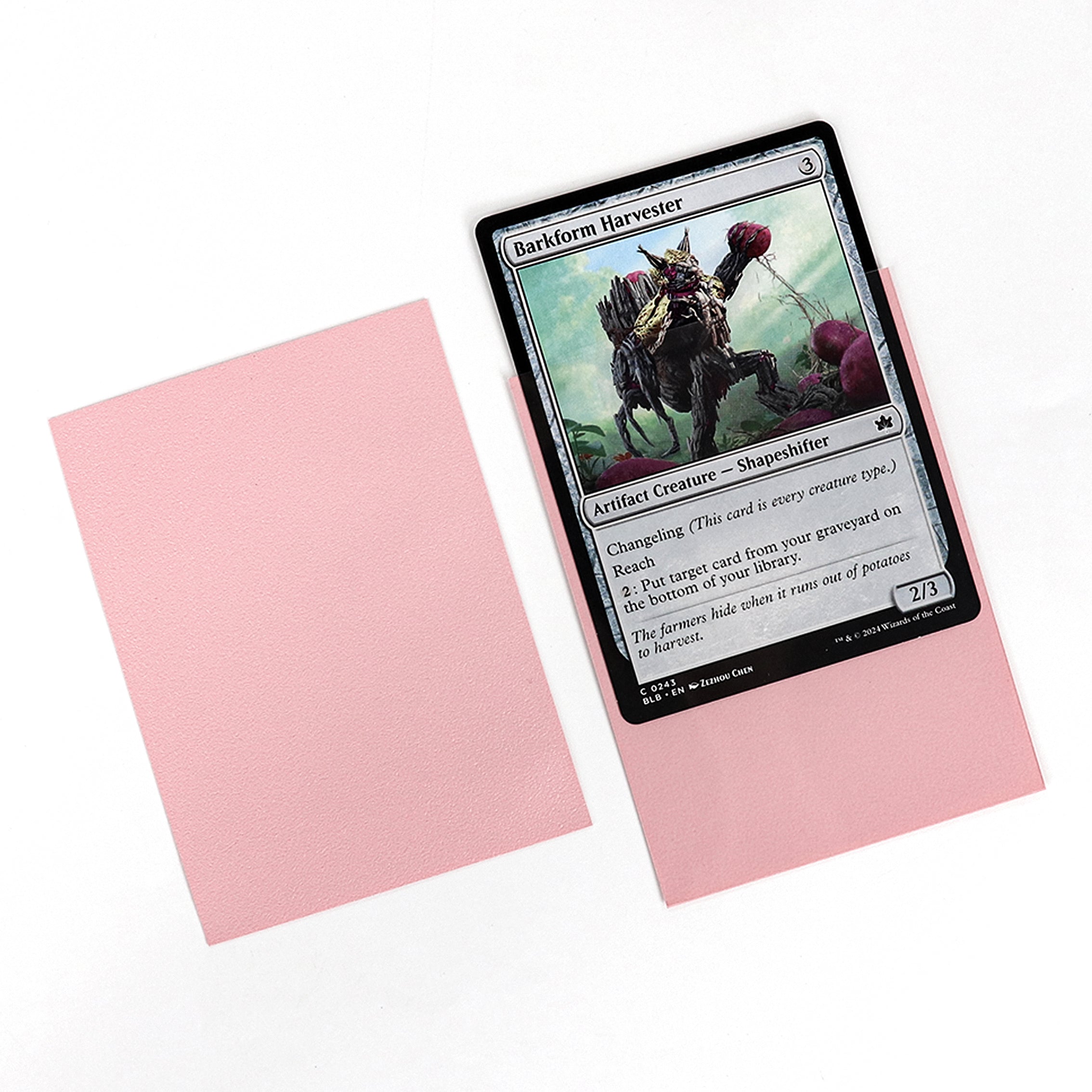 cardcosmos - Premium Color Matte Sleeves Pink | 100stk
