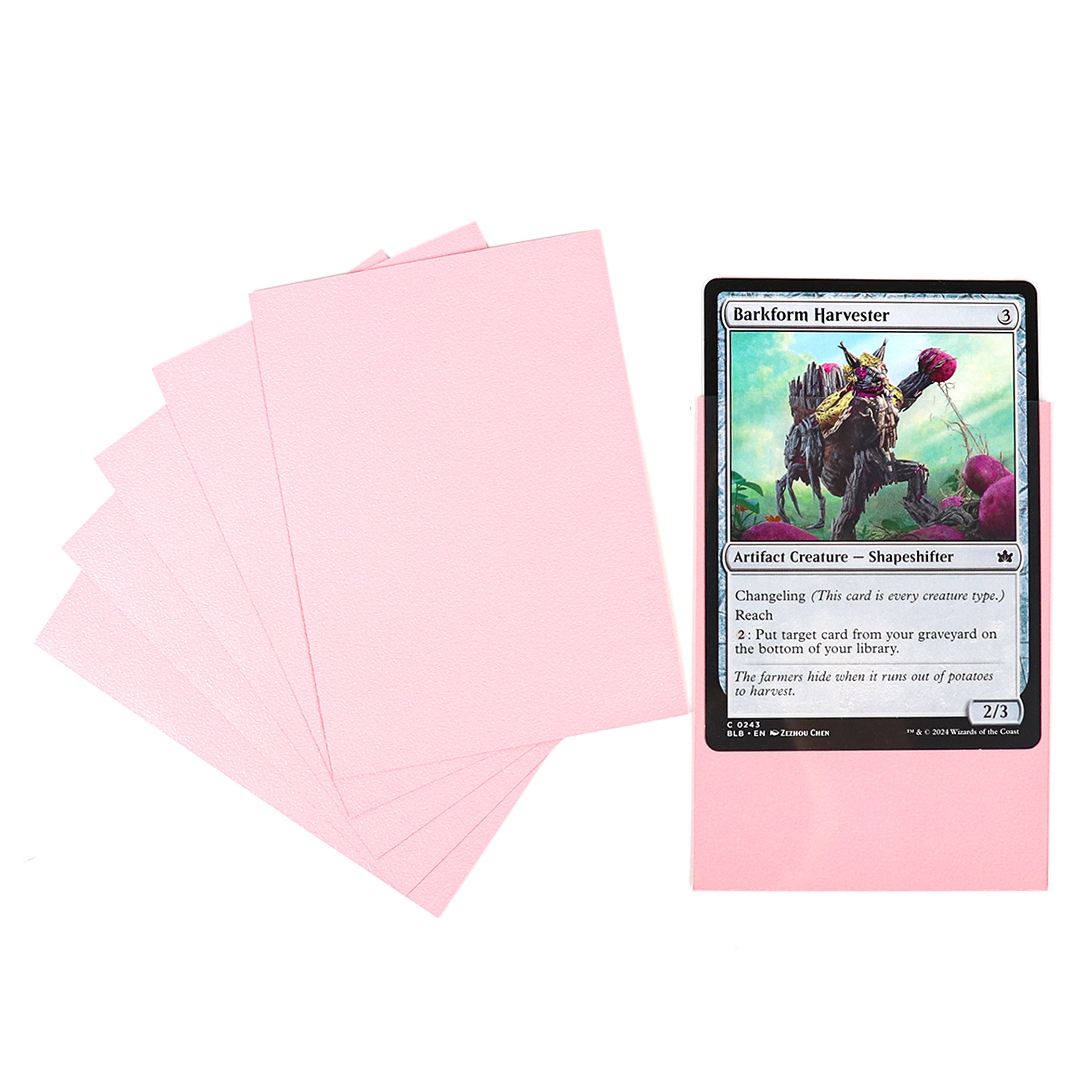 cardcosmos - Premium Color Matte Sleeves Pink | 100stk
