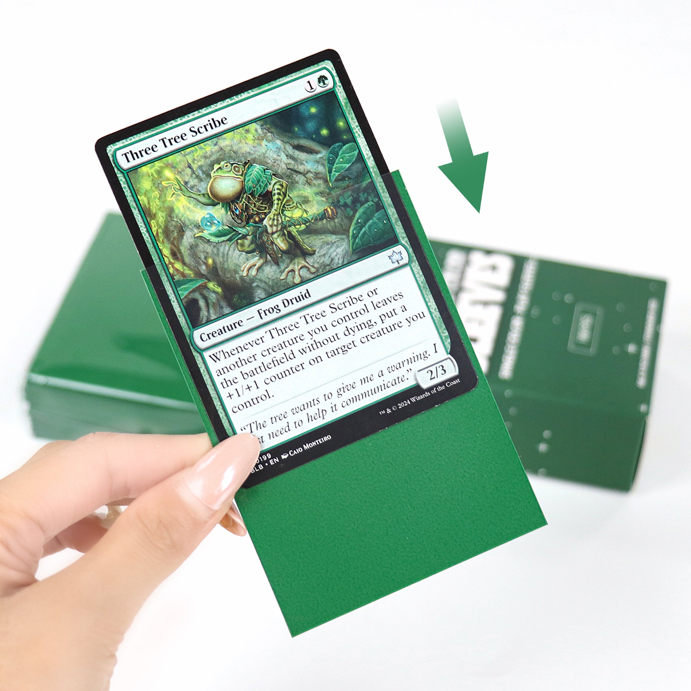 cardcosmos - Premium Color Matte Sleeves Green | 100stk