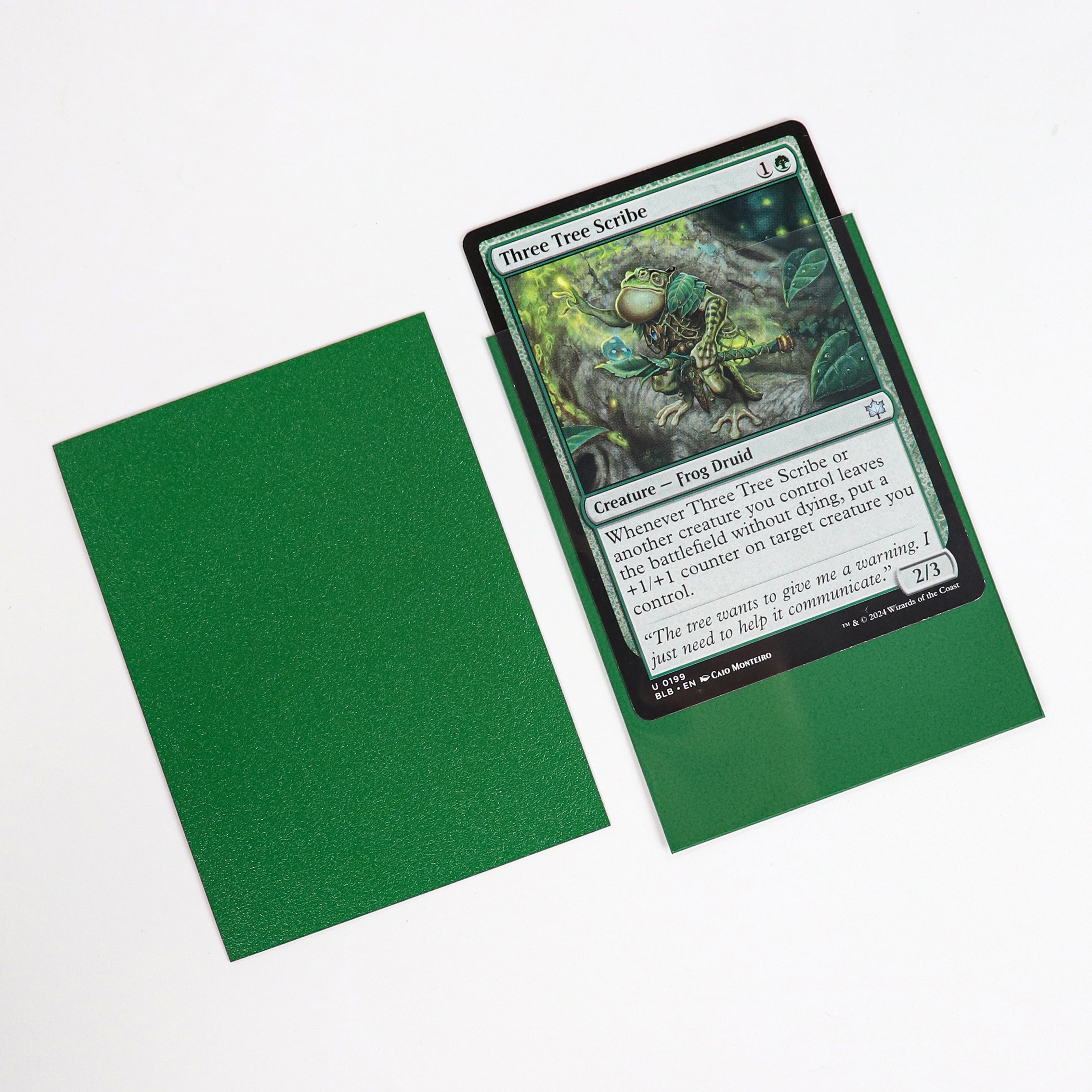 cardcosmos - Premium Color Matte Sleeves Green | 100stk