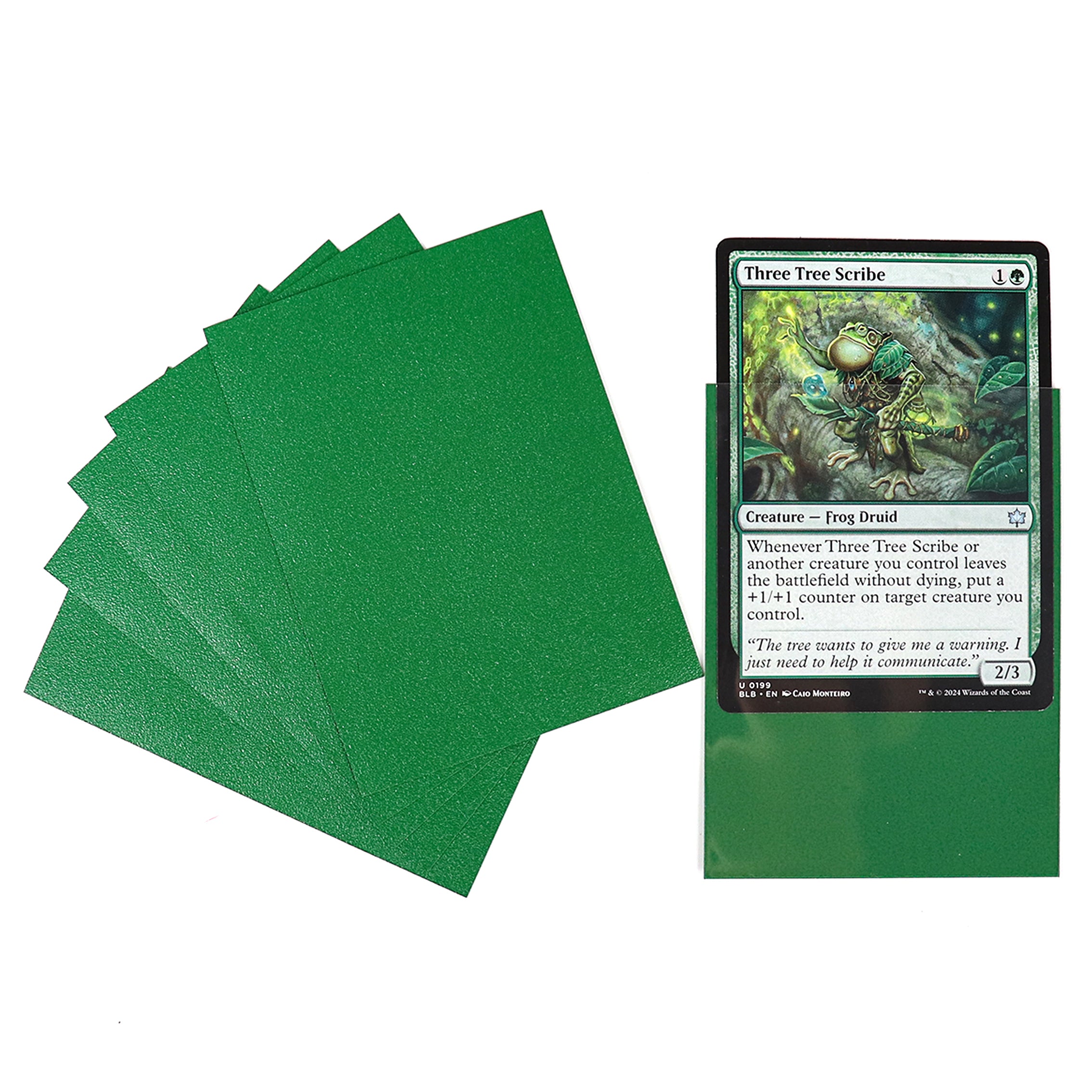 cardcosmos - Premium Color Matte Sleeves Green | 100stk