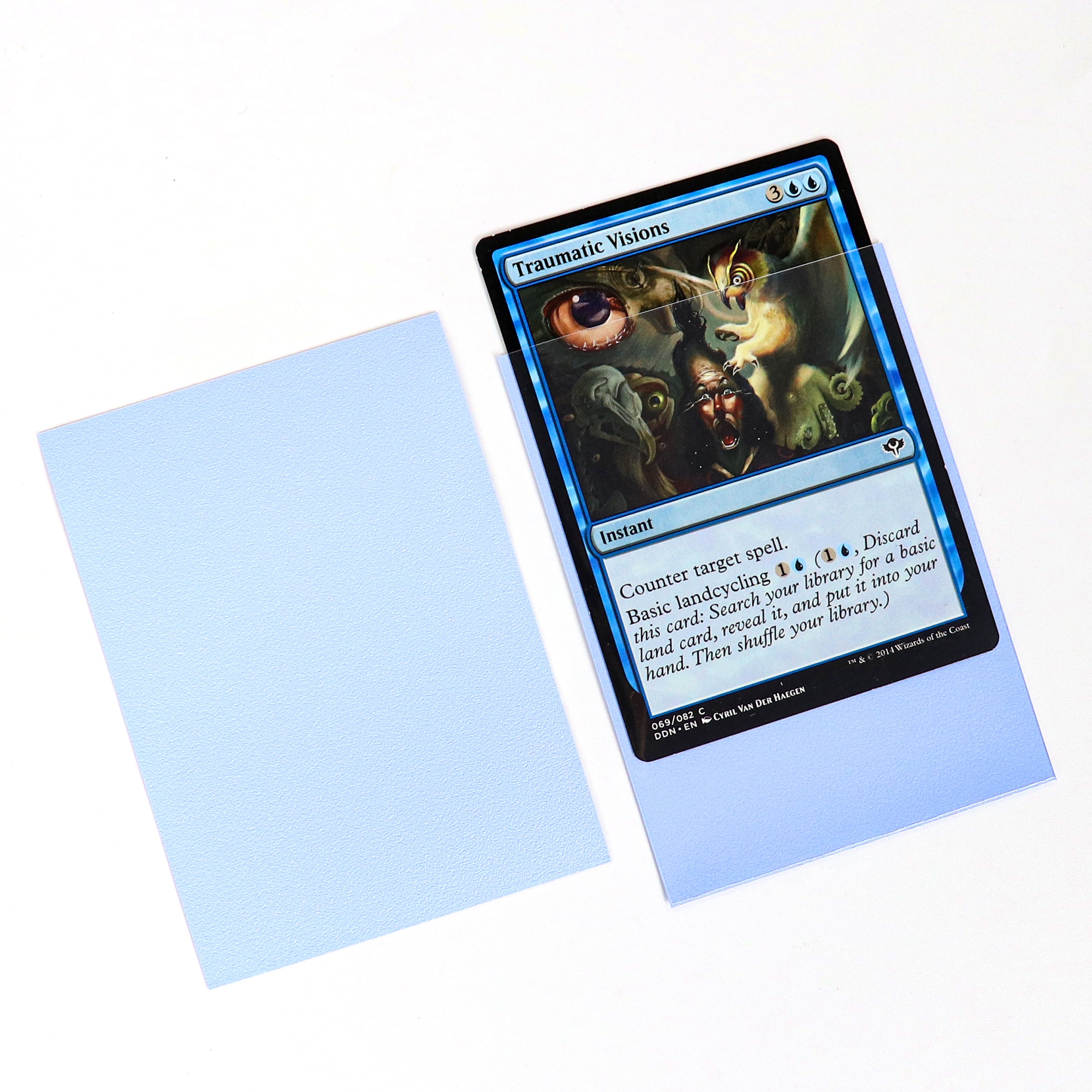 cardcosmos - Premium Color Matte Sleeves Light Blue | 100stk