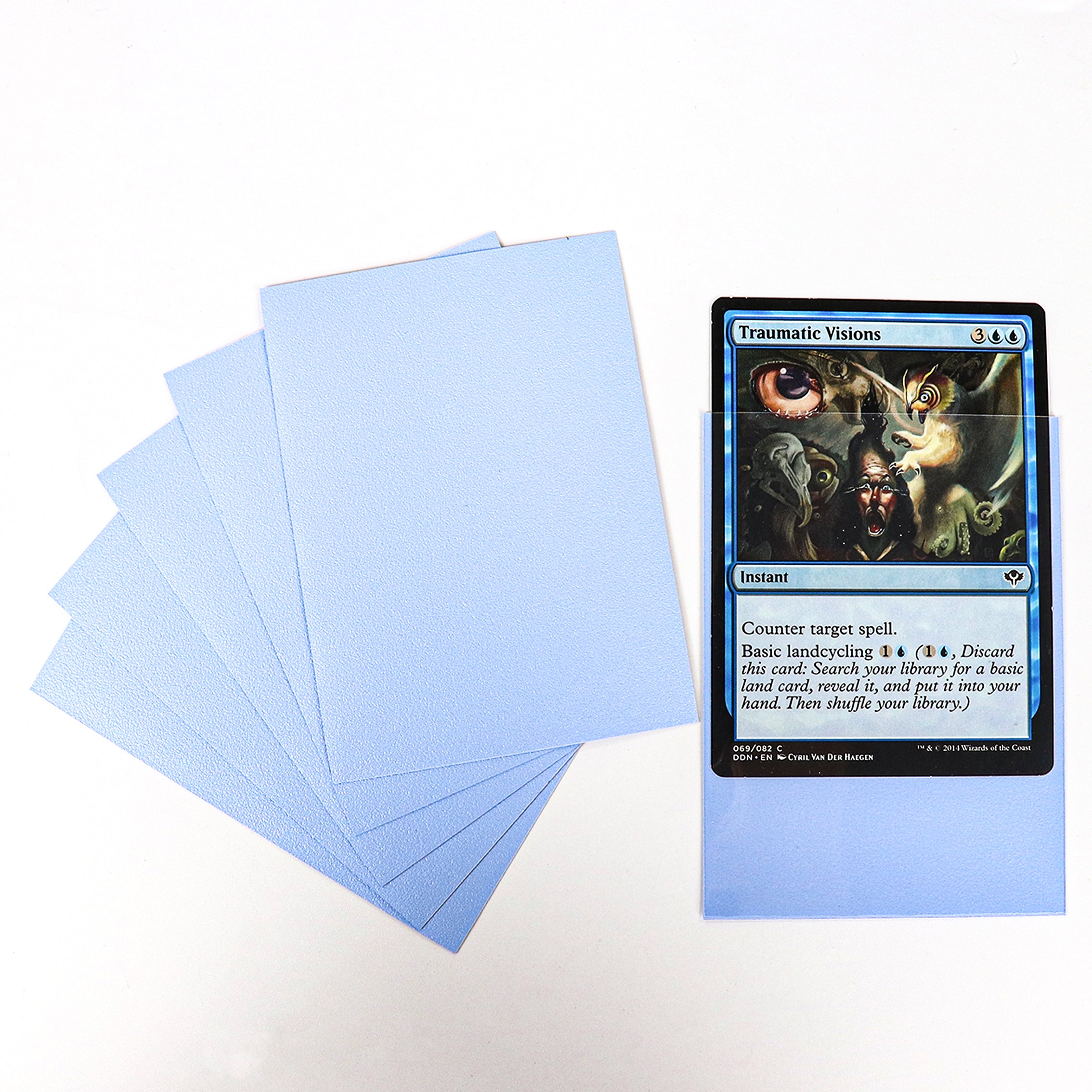 cardcosmos - Premium Color Matte Sleeves Light Blue | 100stk