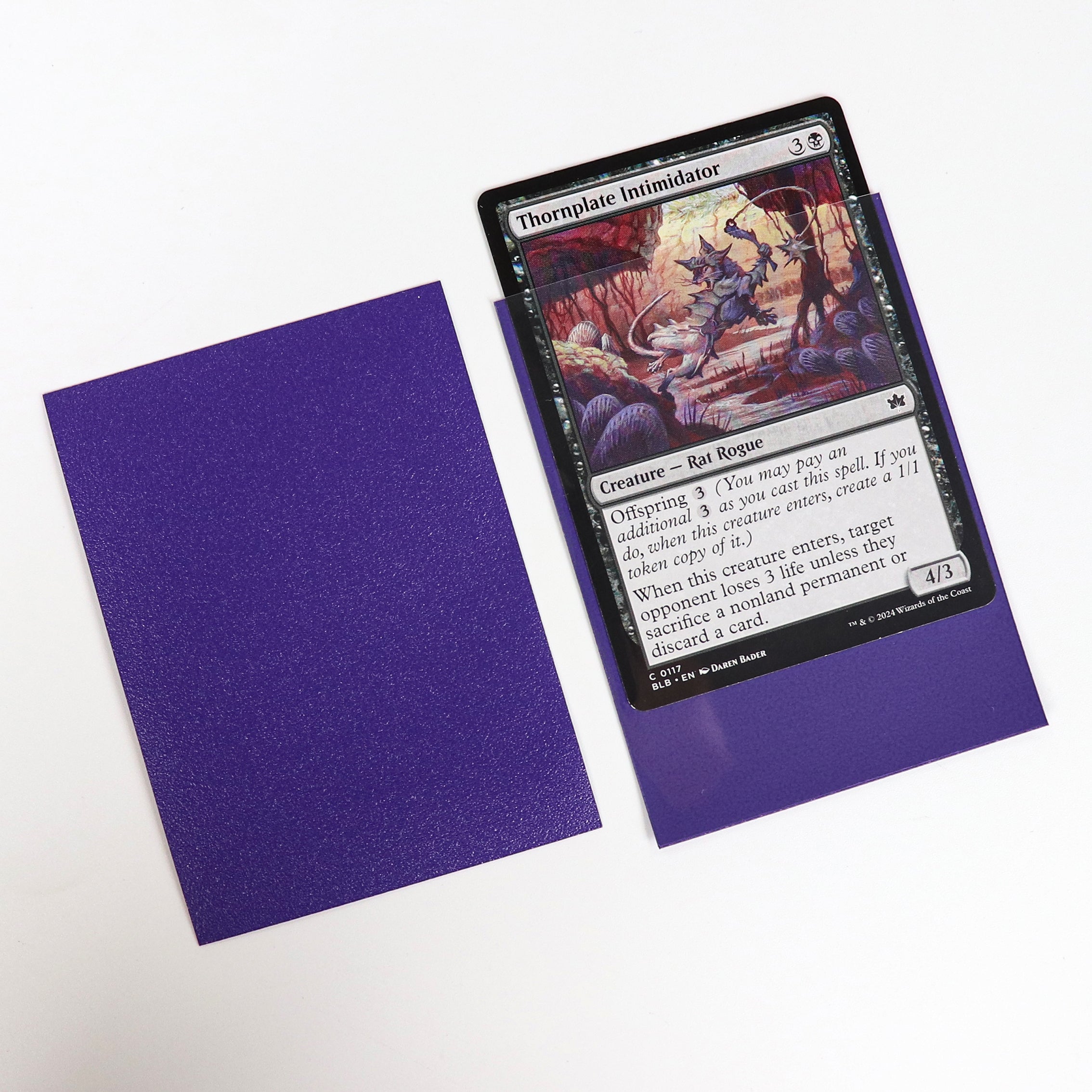 cardcosmos - Premium Color Matte Sleeves Purple | 100stk