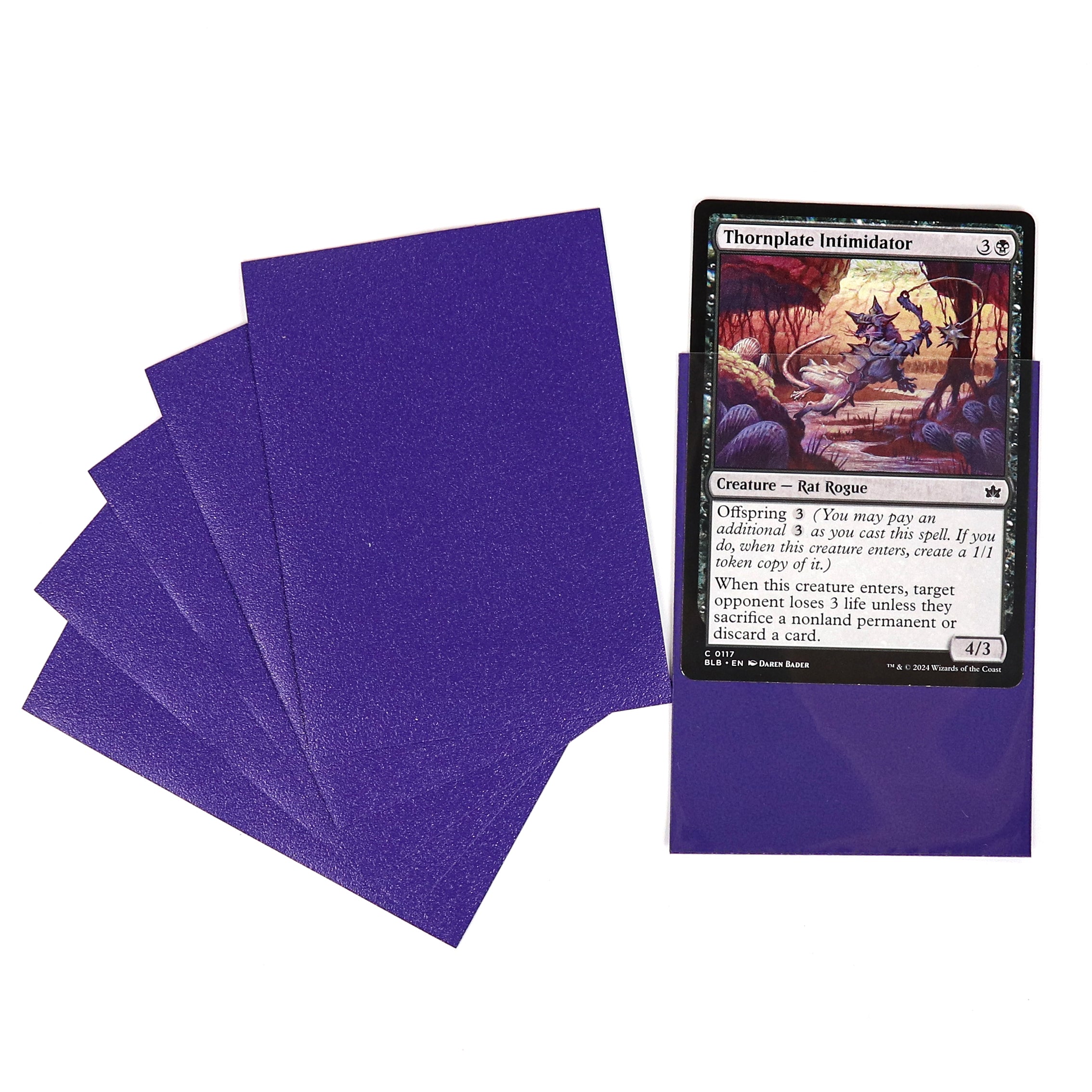 cardcosmos - Premium Color Matte Sleeves Purple | 100stk