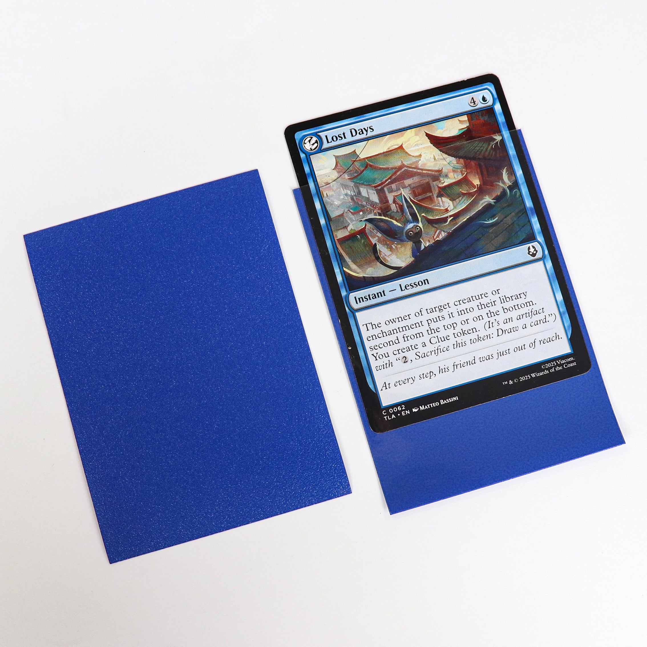 cardcosmos - Premium Color Matte Sleeves Blue | 100stk