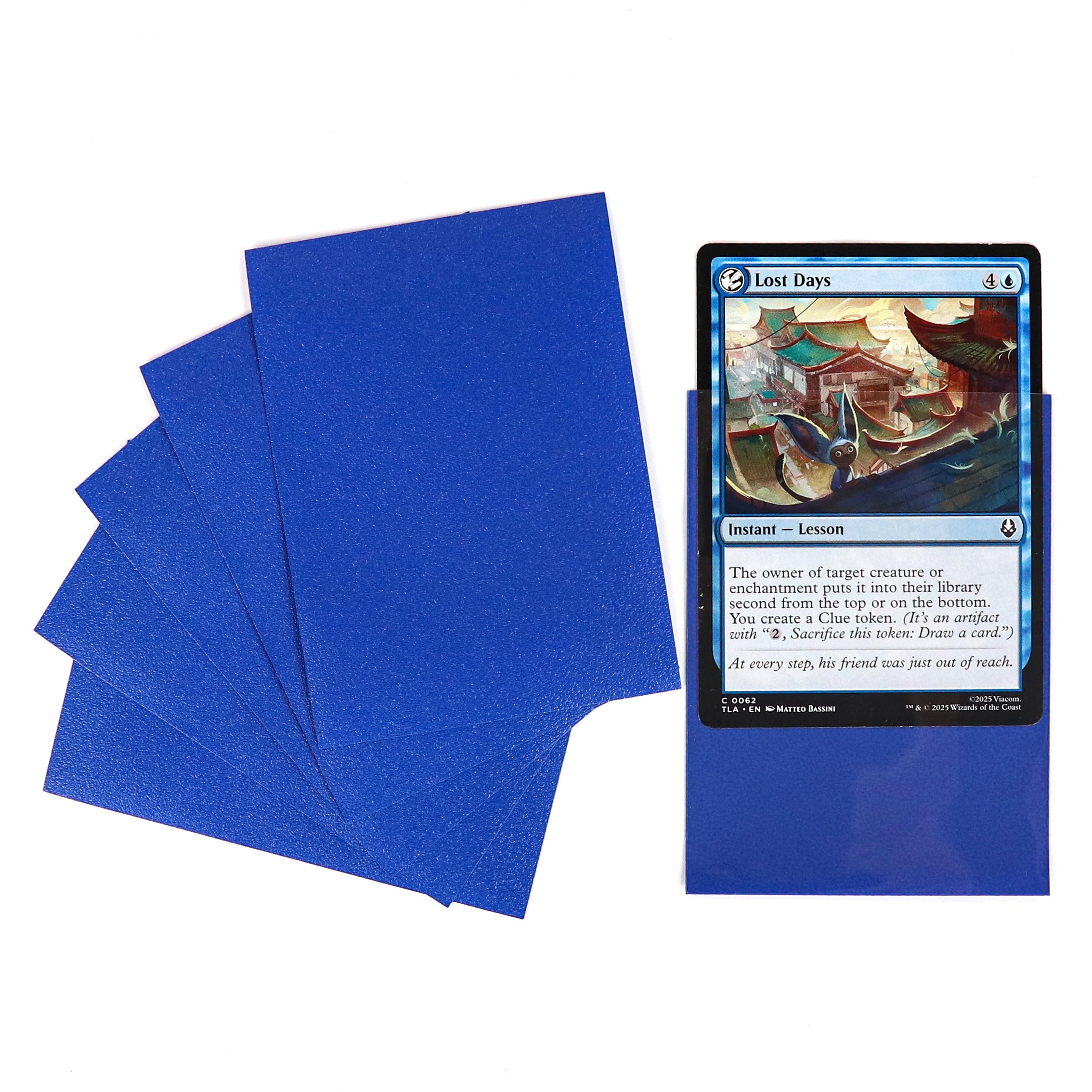 cardcosmos - Premium Color Matte Sleeves Blue | 100stk