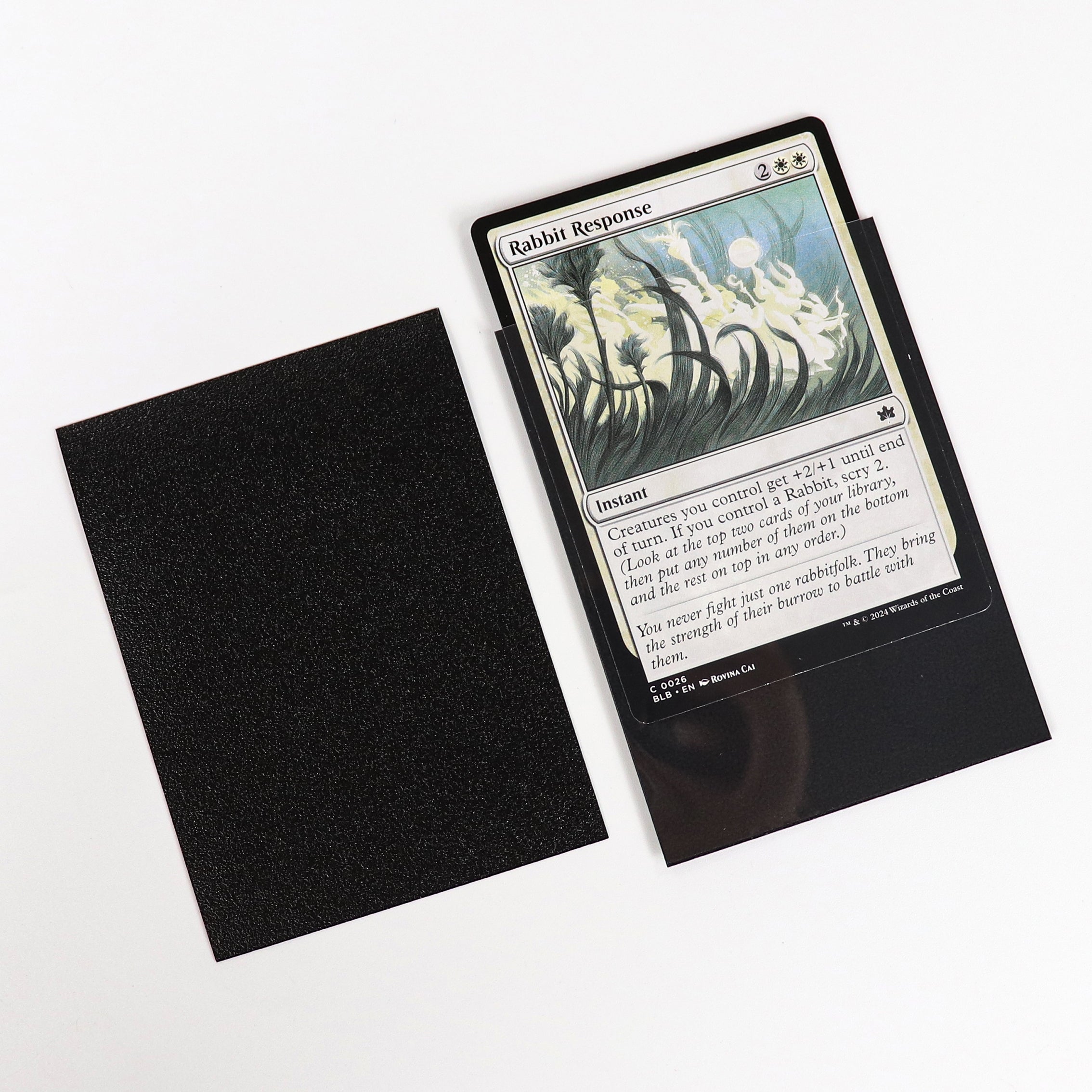 cardcosmos - Premium Color Matte Sleeves Black | 100stk
