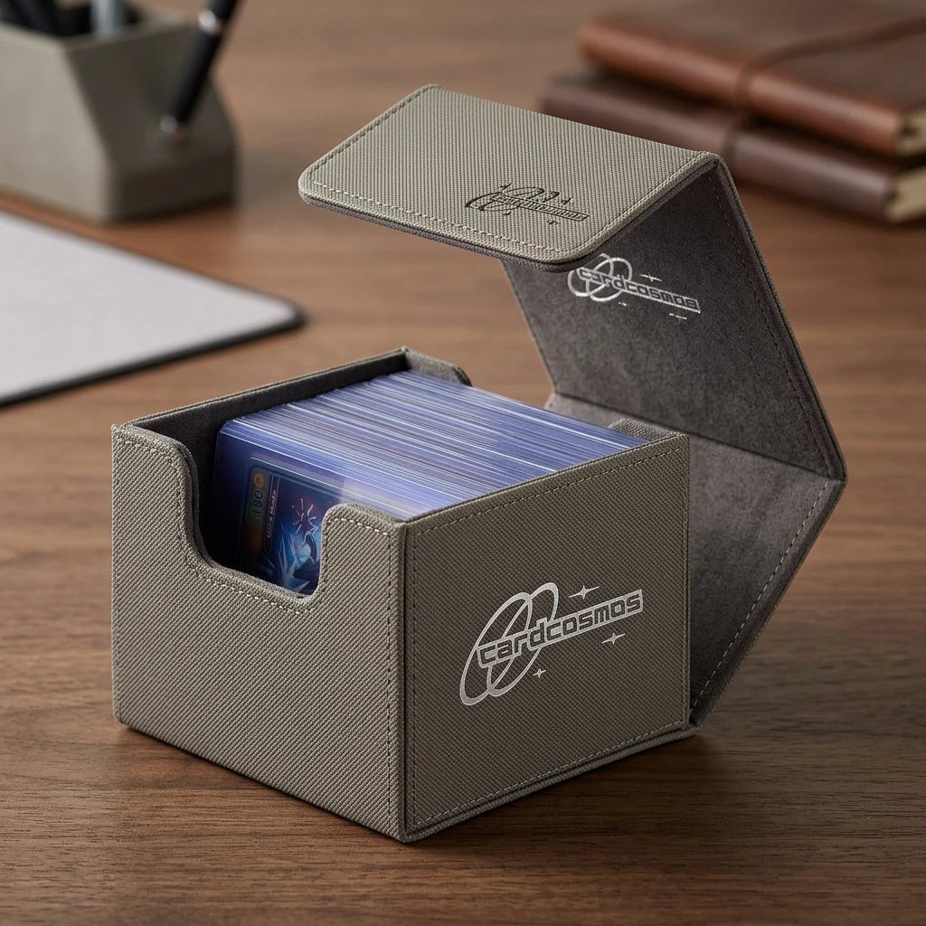 cardcosmos - 60+ Premium Toploader Deck Box - Gray