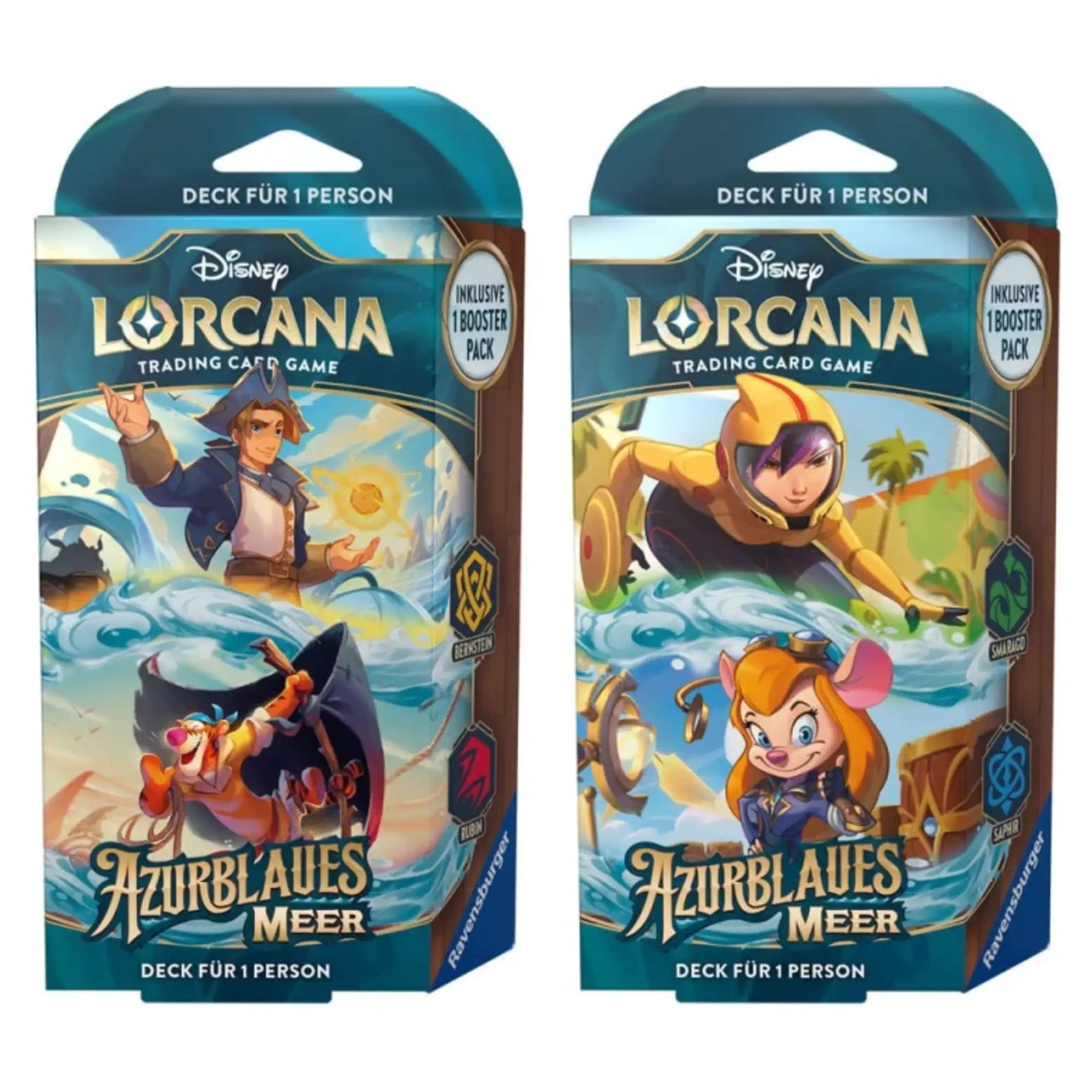 Disney Lorcana - Azurblaues Meer Starter Deck Display - DE