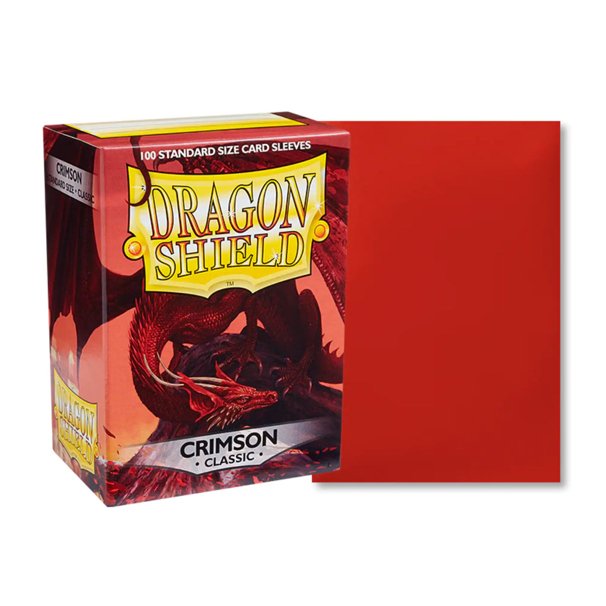 Dragon Shield Sleeves - Classic Crimson | 100stk