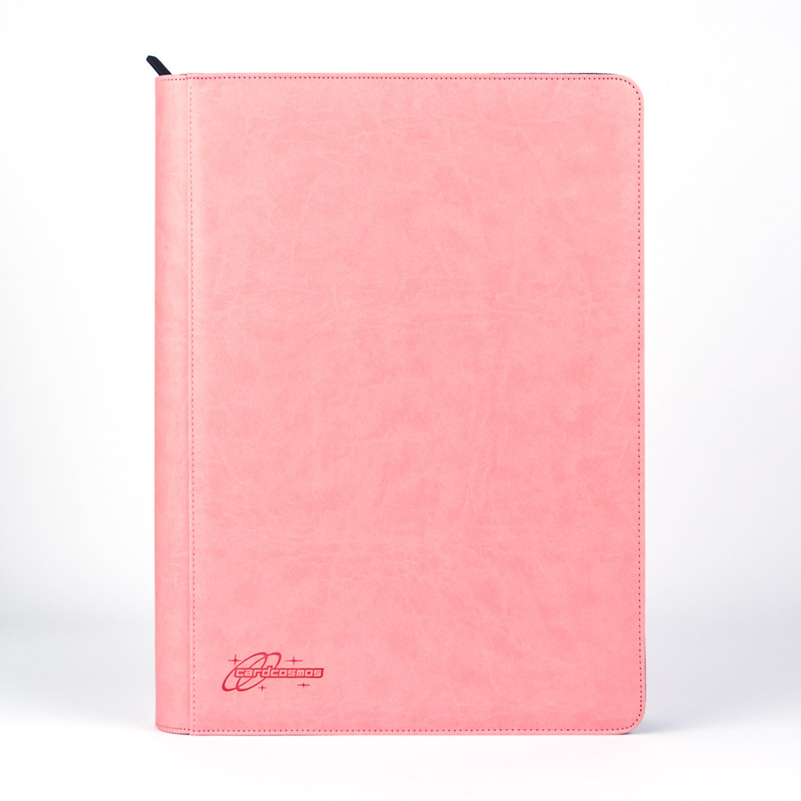 cardcosmos - 16 Pocket Zip Premium XXL Leather Binder - Pink
