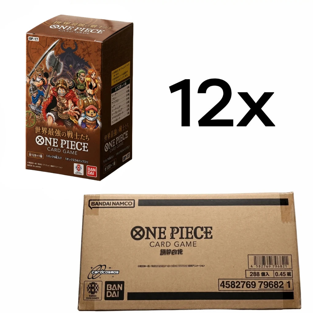 One Piece Card Game - OP17 Booster Display The World’s Strongest Warriors - JPN