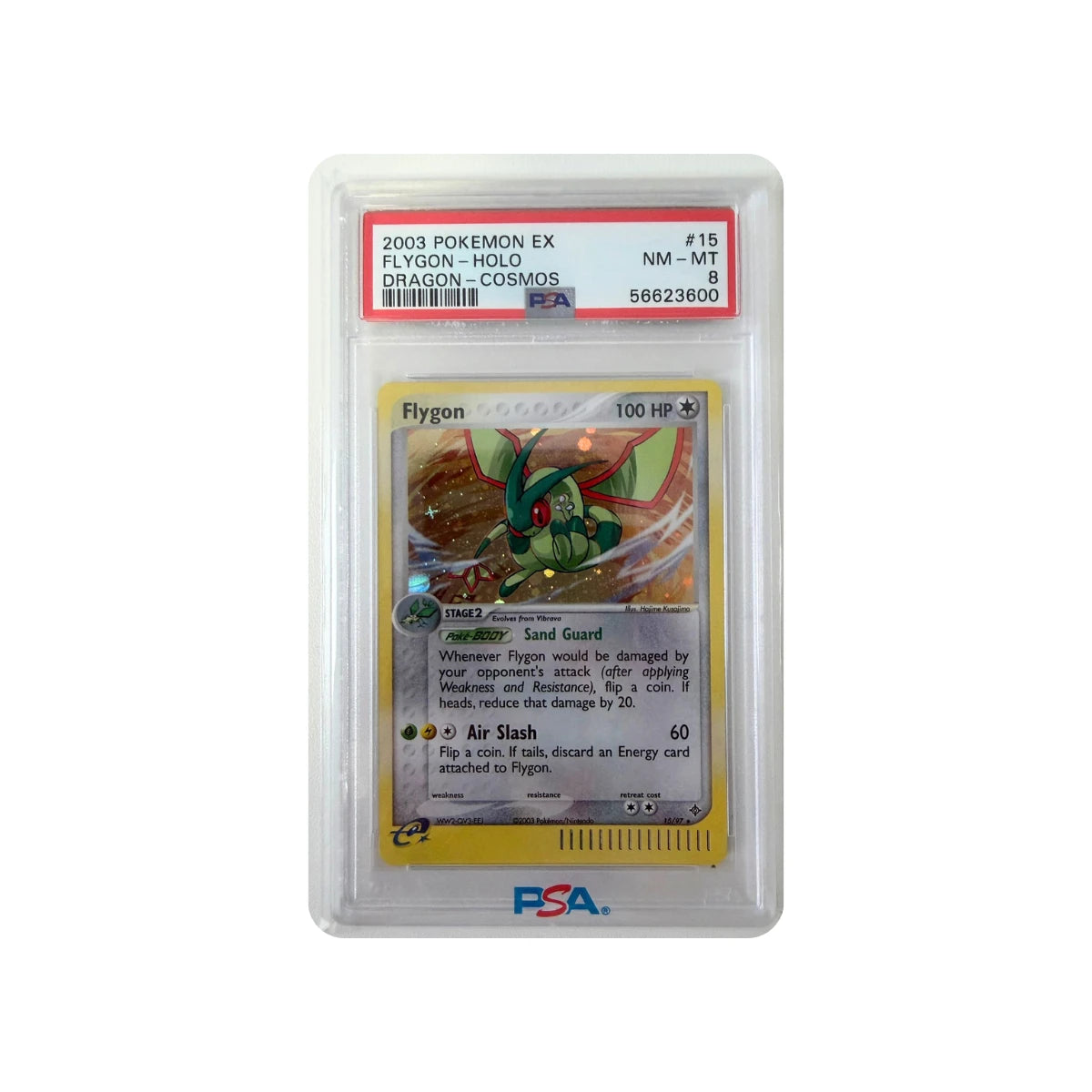 Pokémon - Flygon #15/97 (EX Dragon) – PSA 8 NM-MT