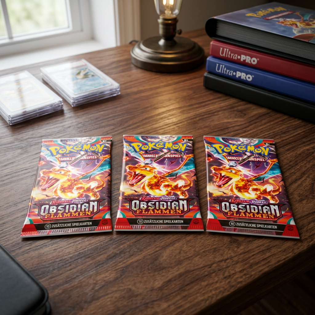 Pokémon - Karmesin & Purpur Obsidianflammen Booster Display - DE
