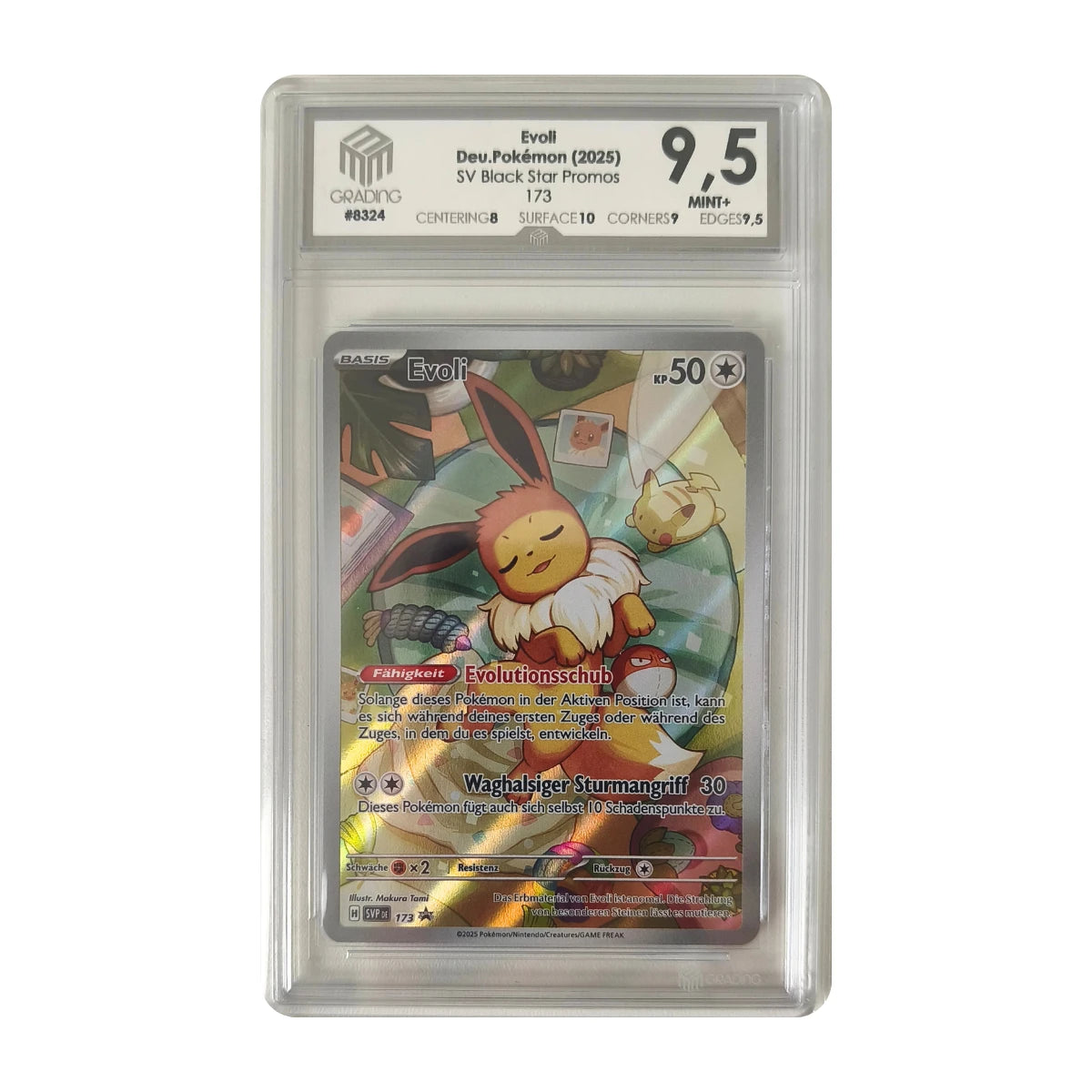 Pokémon - Evoli Promo #173 (SV Black Star Promos) – M3 Grading 9.5 Mint+