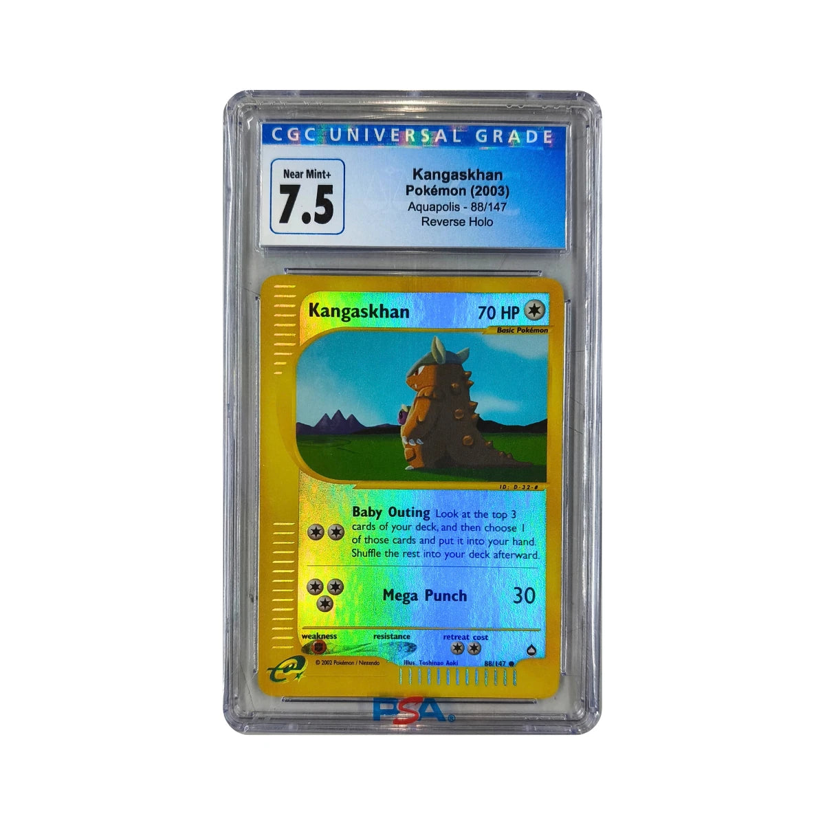 Pokémon - Kangaskhan #88/147 (Aquapolis) – CGC 7.5 Near Mint+