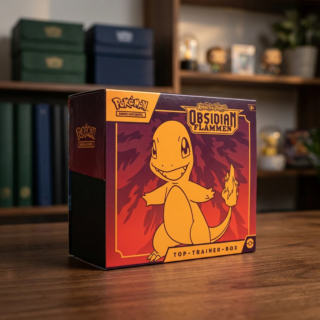 Pokémon - Karmesin & Purpur Obsidianflammen Top Trainer Box - DE