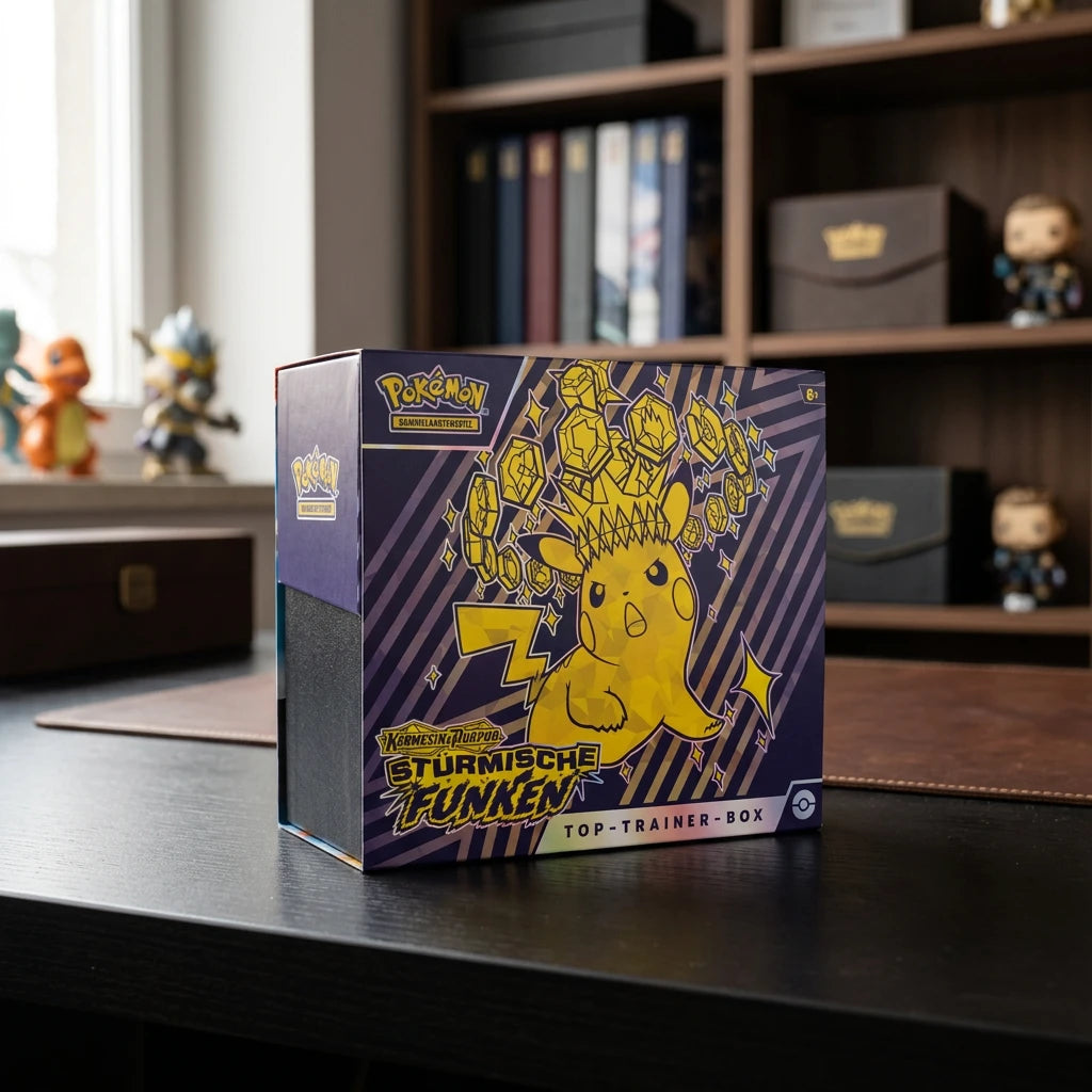 Pokémon - Stürmische Funken Top Trainer Box - DE