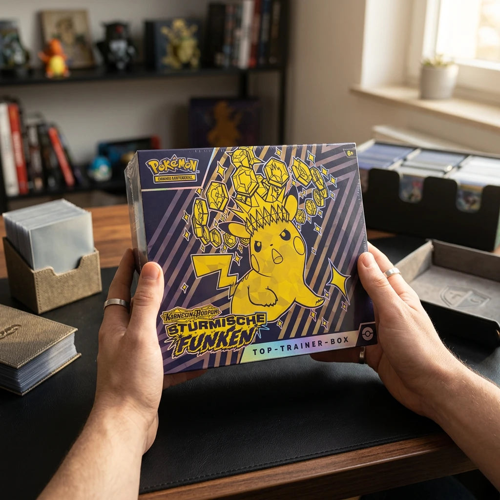 Pokémon - Stürmische Funken Top Trainer Box - DE