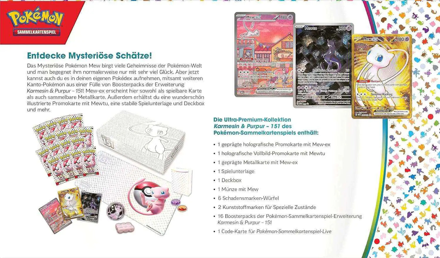 Pokémon - Karmesin & Purpur: 151 Ultra Premium Kollektion - DE