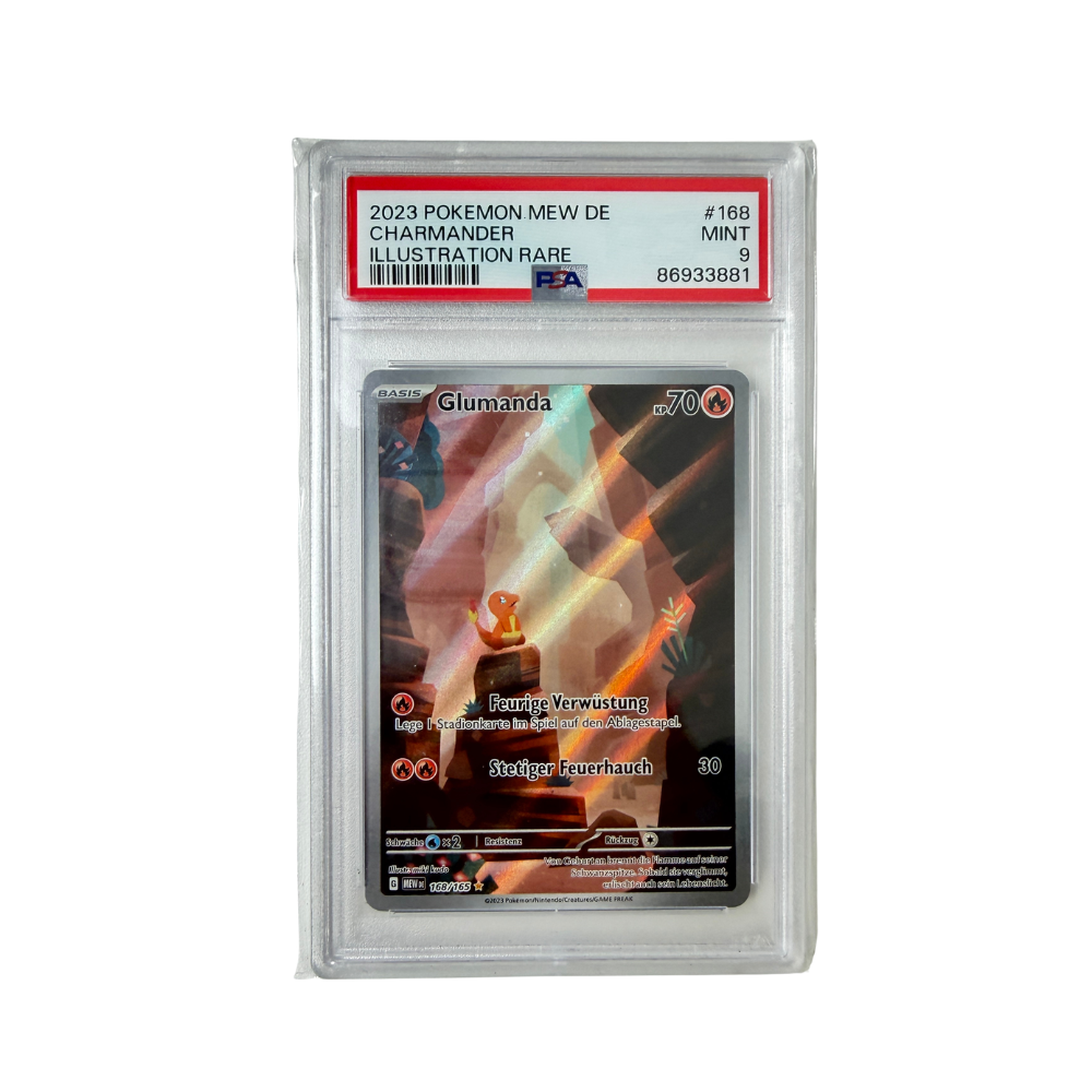 Pokémon - Glumanda #168/165 (151 Illustration Rare) – PSA 9 Mint