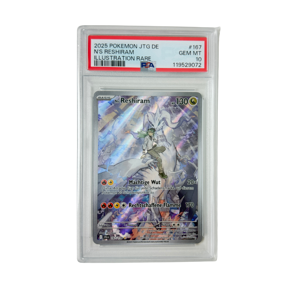 Pokémon - Ns Reshiram #167/159 (Journey Together) – PSA 10 Gem Mint