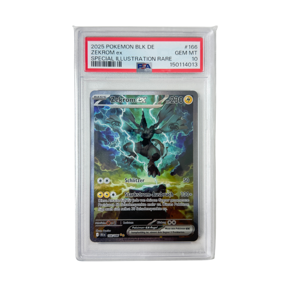 Pokémon - Zekrom ex #166/086 (Black Bolt) – PSA 10 Gem Mint