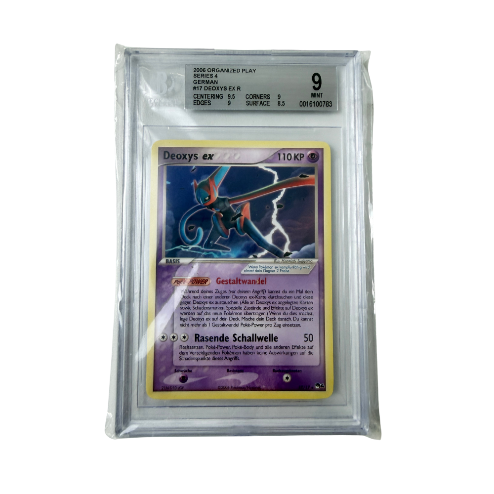 Pokémon - Deoxys ex #17/17 (POP Series 4) – Beckett 9 Mint