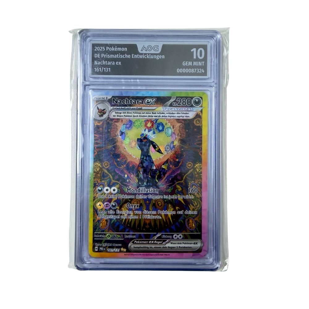 Pokémon - Nachtara ex #161/131 (Prismatische Entwicklungen) – AOG 10 Gem Mint