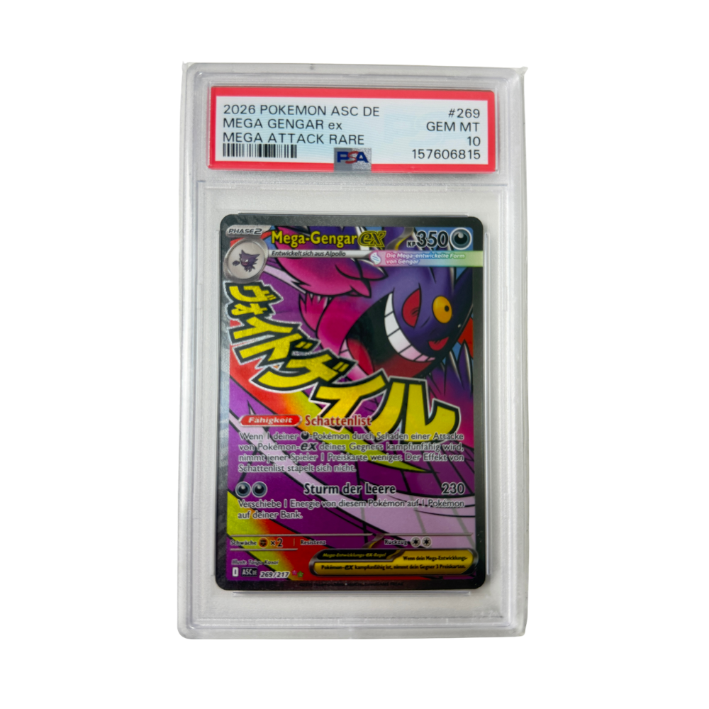 Pokémon - Mega-Gengar ex #269/217 (Ascended Heroes) – PSA 10 Gem Mint