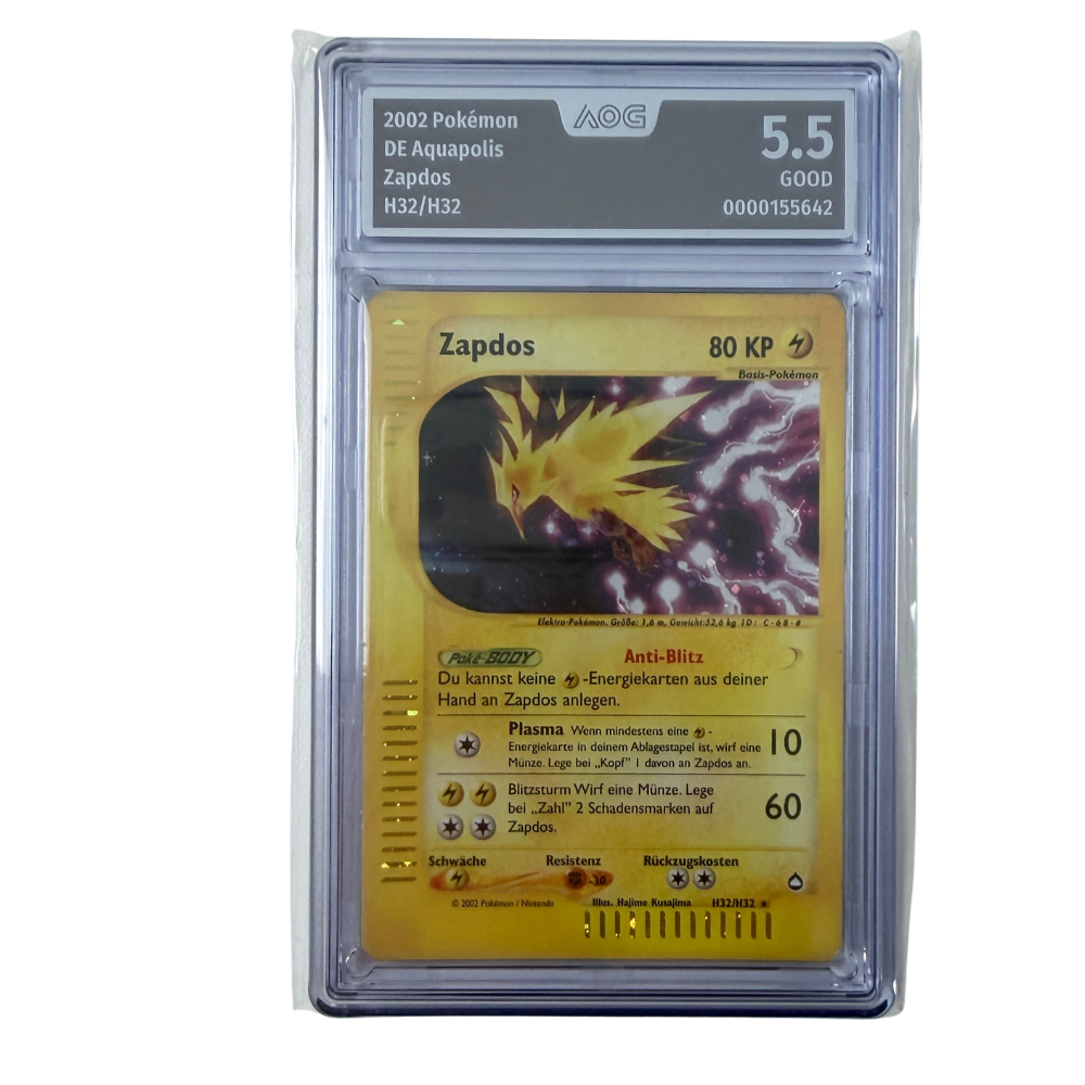 Pokémon - Zapdos #H32/H32 (Aquapolis Holo) – AOG 5.5 Good