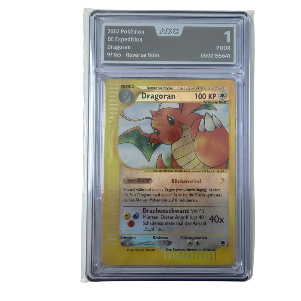 Pokémon - Dragoran #9/165 (Expedition Reverse Holo) – AOG 1 Poor
