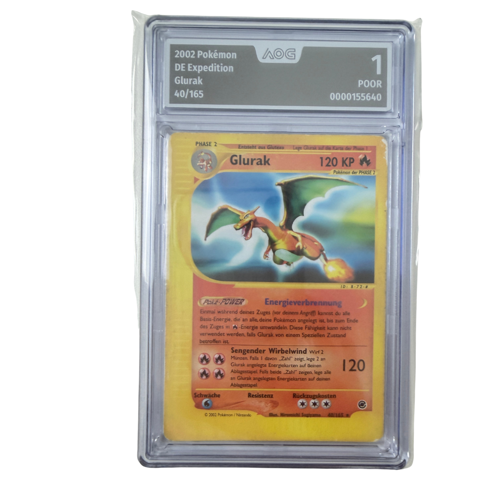 Pokémon - Glurak #40/165 (Expedition) – AOG 1 Poor