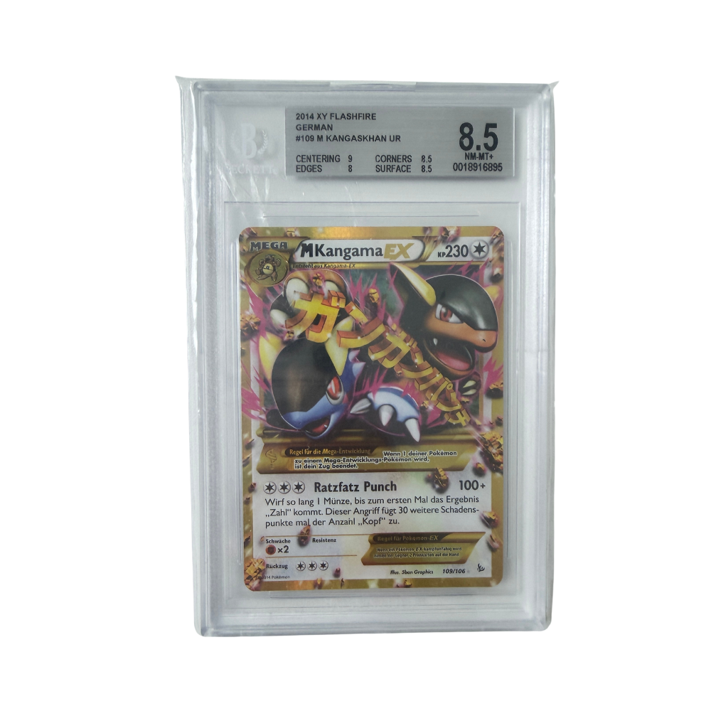 Pokémon - M Kangama EX #109/106 (XY Flashfire Ultra Rare) – Beckett 8.5 NM-MT+