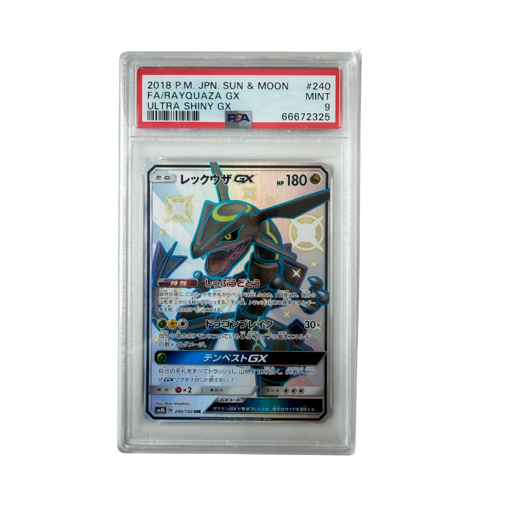 Pokémon - Rayquaza GX #240/150 (GX Ultra Shiny) – PSA 9 Mint