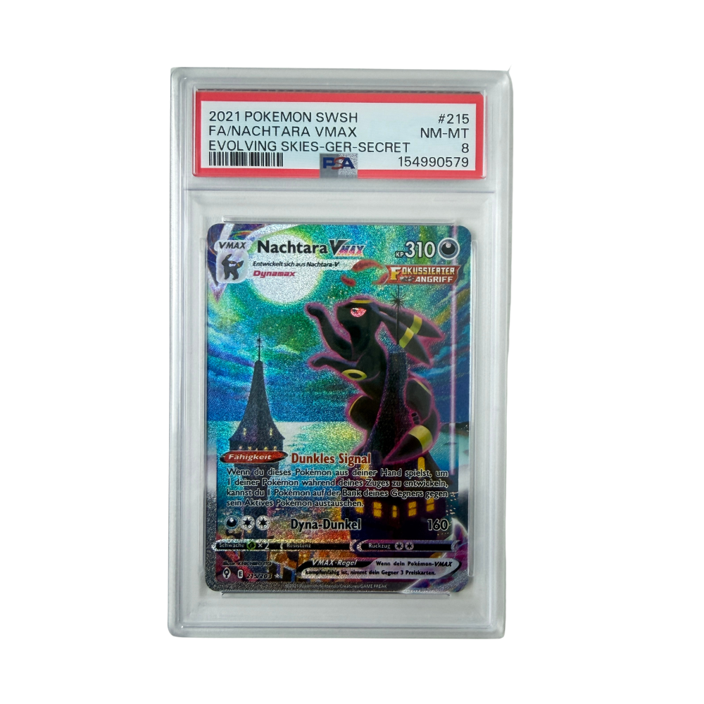Pokémon - Nachtara VMAX #215/203 (Evolving Skies) – PSA 8 NM-MT