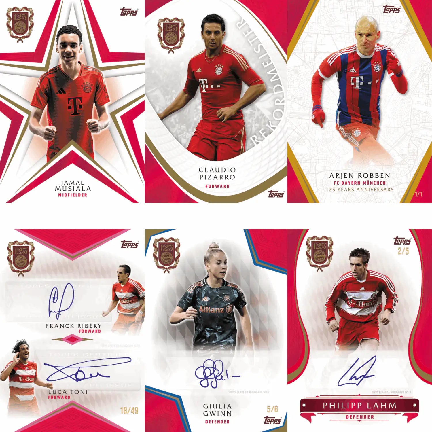 Topps 2025 - FC Bayern München 125 Jahre Jubiläum - Hobby Box