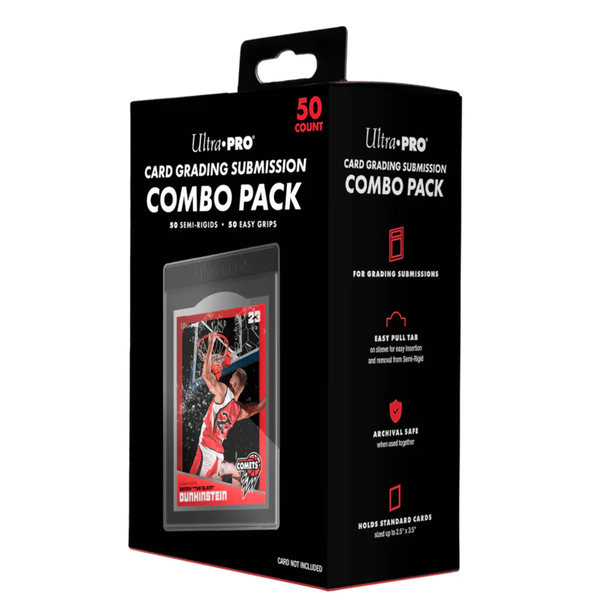 Ultra Pro - Grading Card Submission Combo Pack Semi-Rigids & Easy Pull Sleeves - 50ct