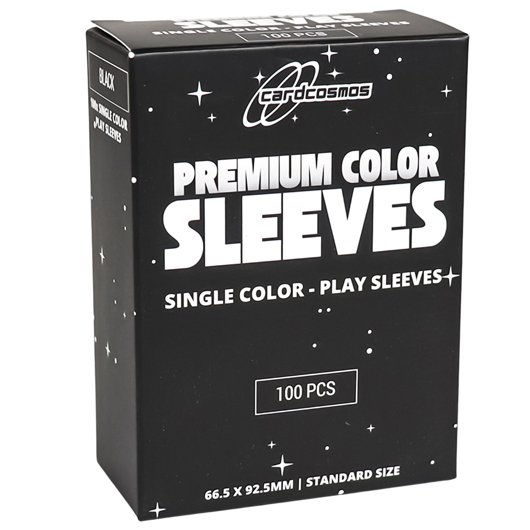cardcosmos - Premium Color Matte Sleeves Black | 100stk