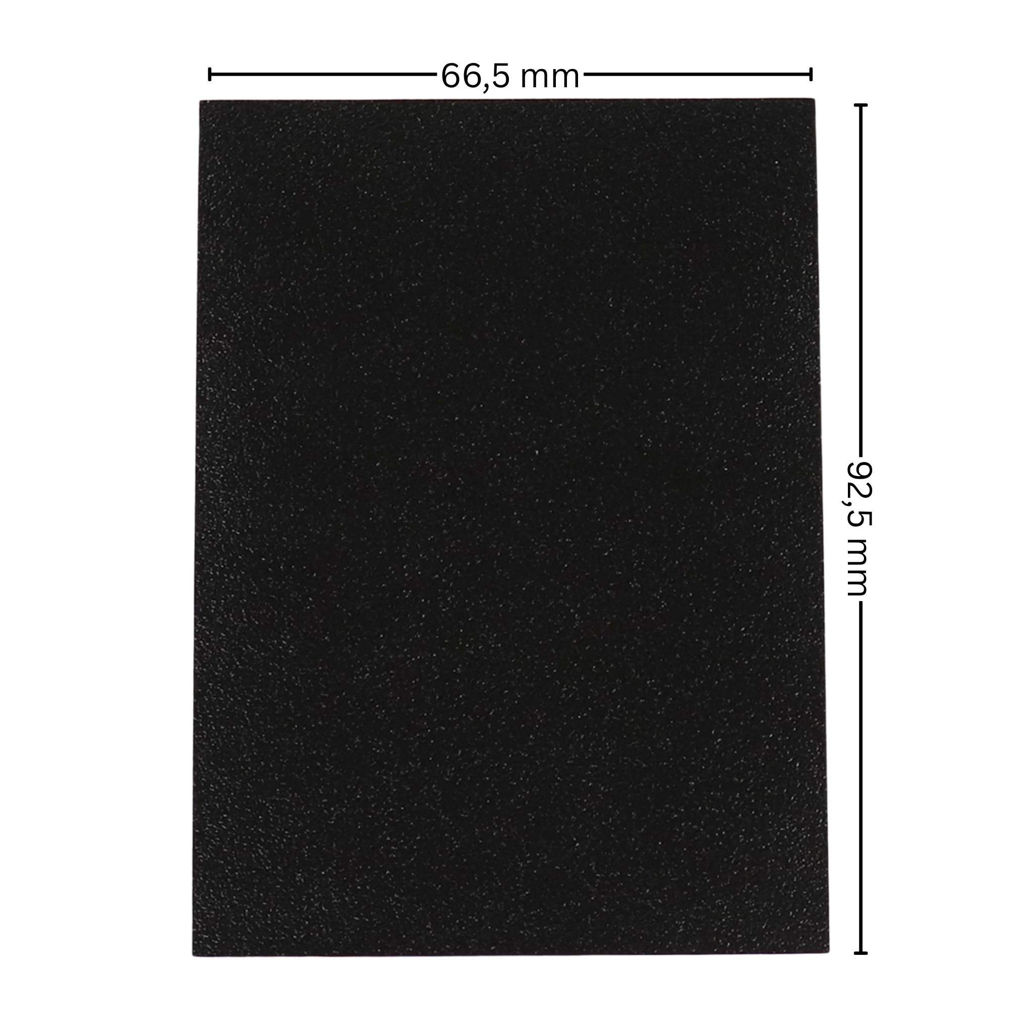 cardcosmos - Premium Color Matte Sleeves Black | 100stk