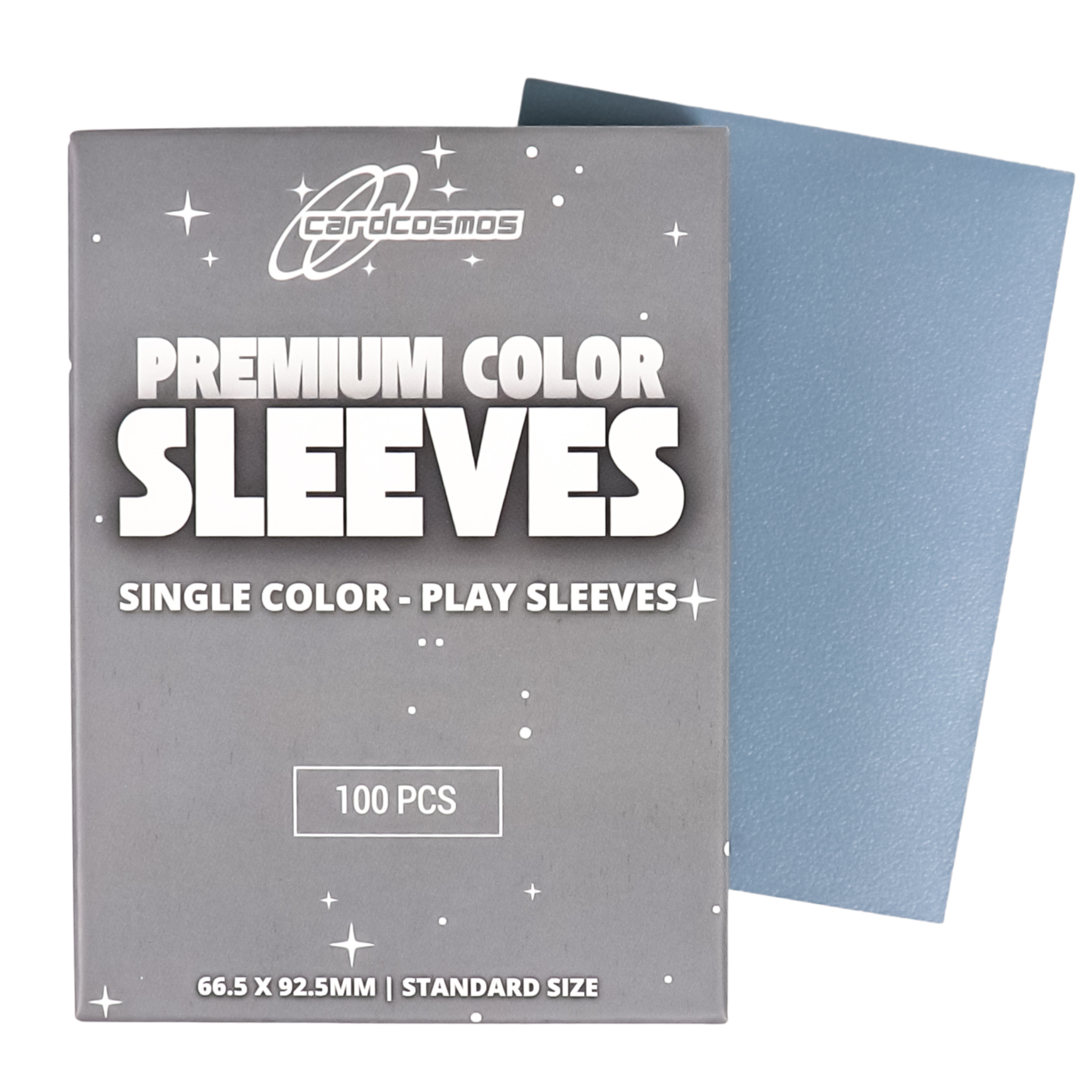 cardcosmos - Premium Color Matte Sleeves Grey | 100stk