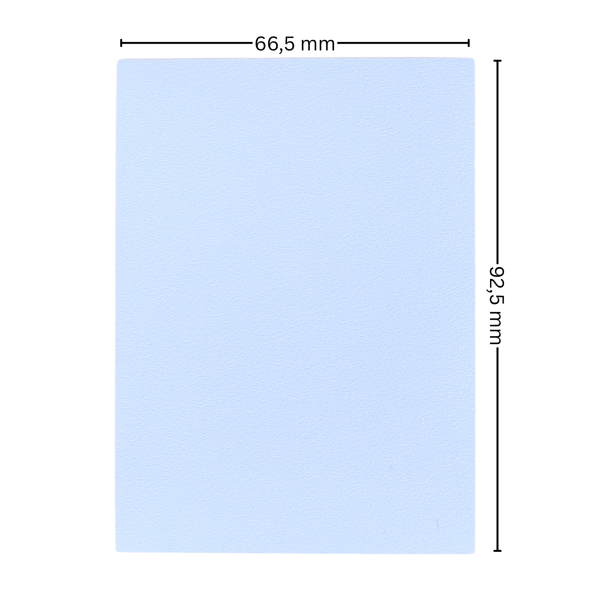 cardcosmos - Premium Color Matte Sleeves Light Blue | 100stk