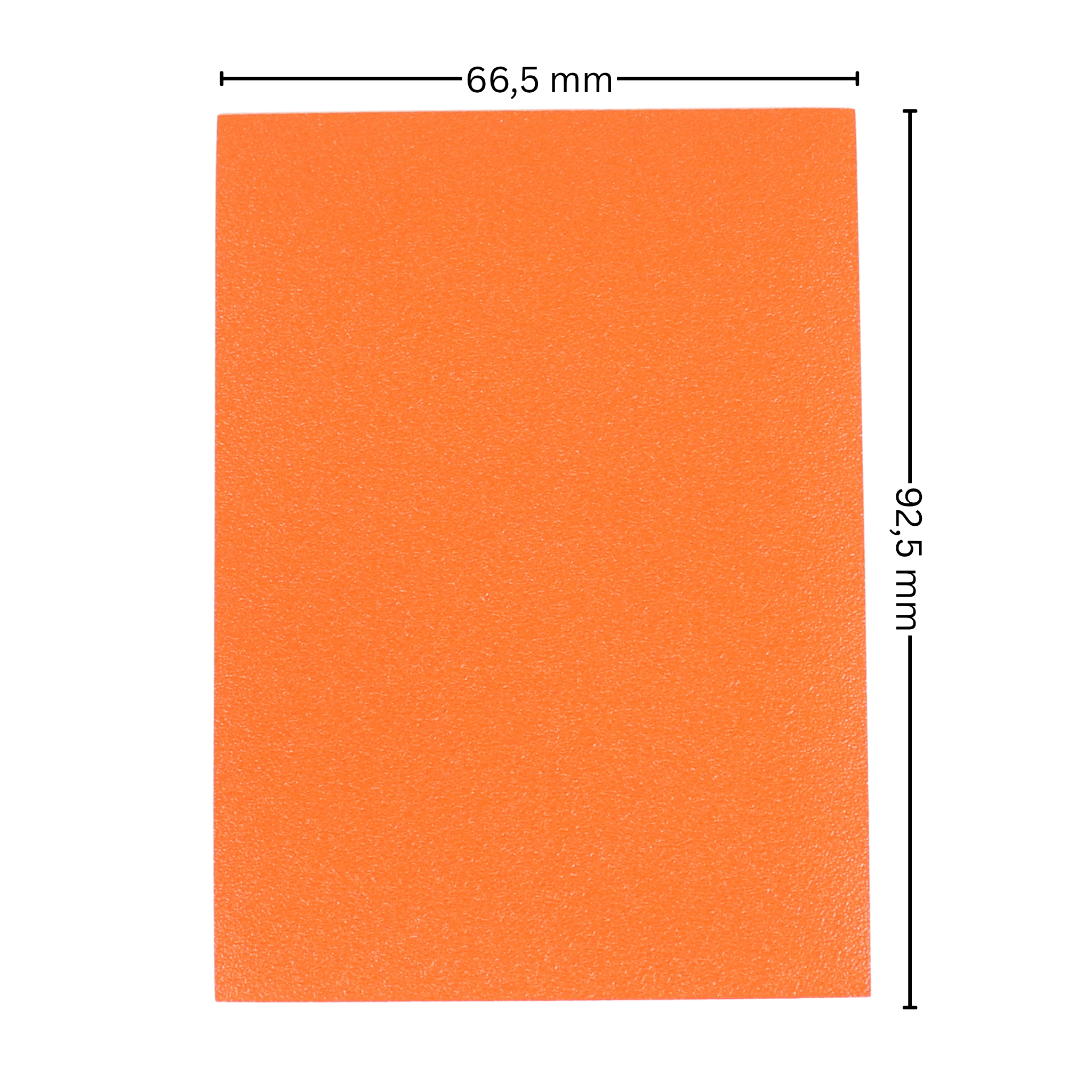 cardcosmos - Premium Color Matte Sleeves Orange | 100stk