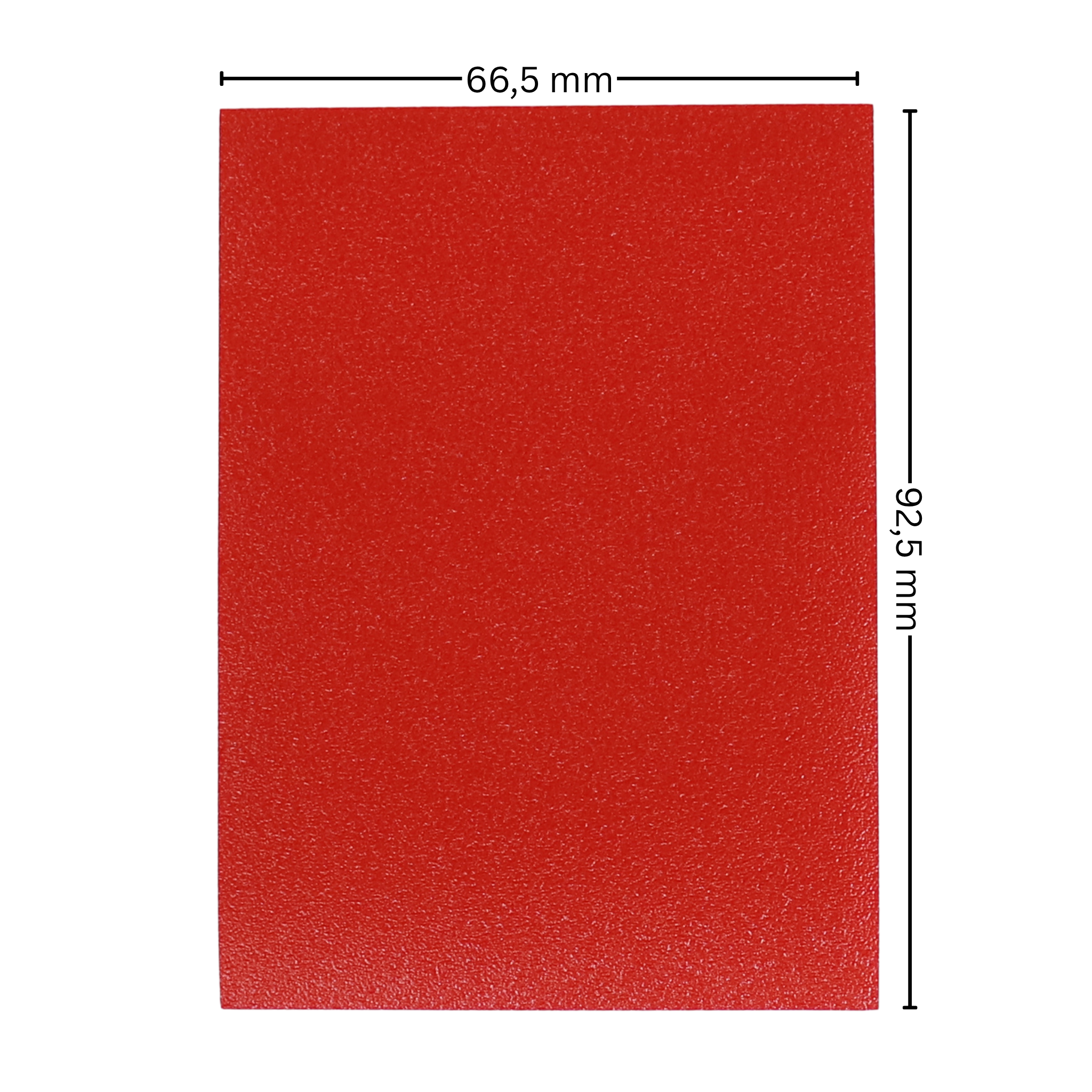 cardcosmos - Premium Color Matte Sleeves Red | 100stk