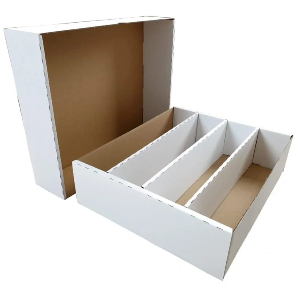 cardcosmos Kartenbox für 4000 Karten – Storage Box mit 4 Reihen