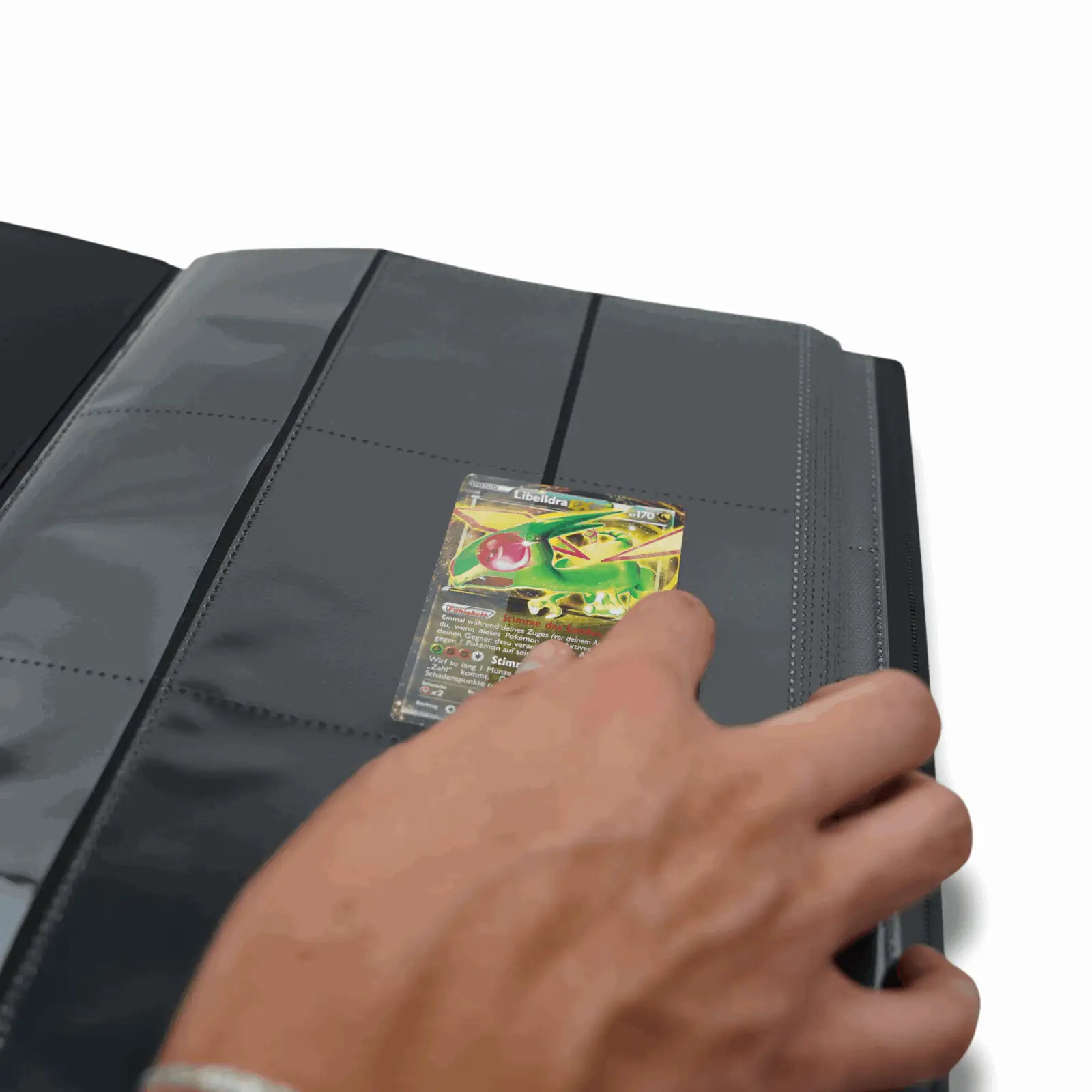 cardcosmos - 9 Pocket Basic Strap Binder - Schwarz