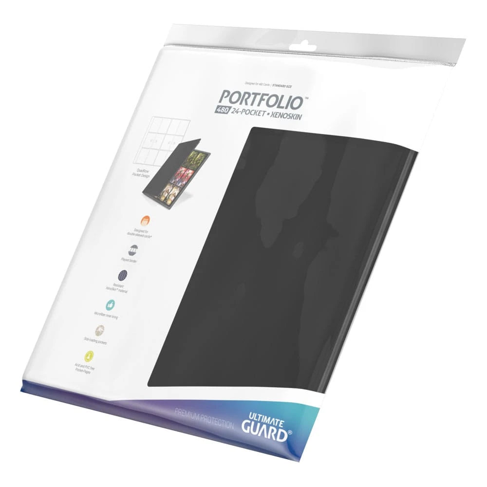 Ultimate Guard Portfolio 480 24-Pocket Xenoskin Black